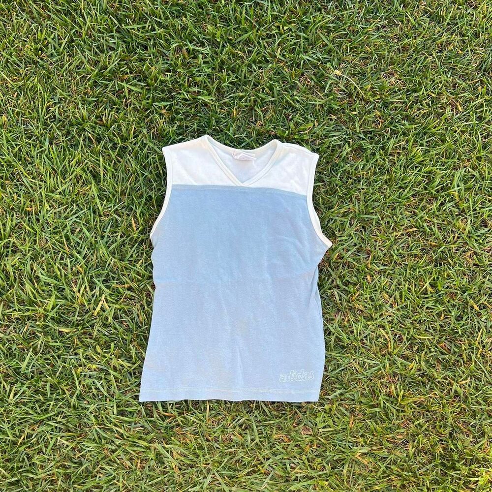 90s adidas tennis tank women’s size xs